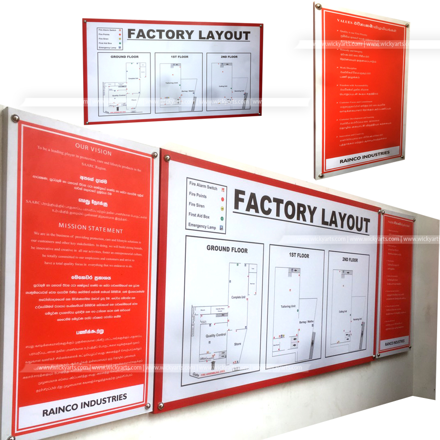 Factory Out Side Boards – Wicky Arts